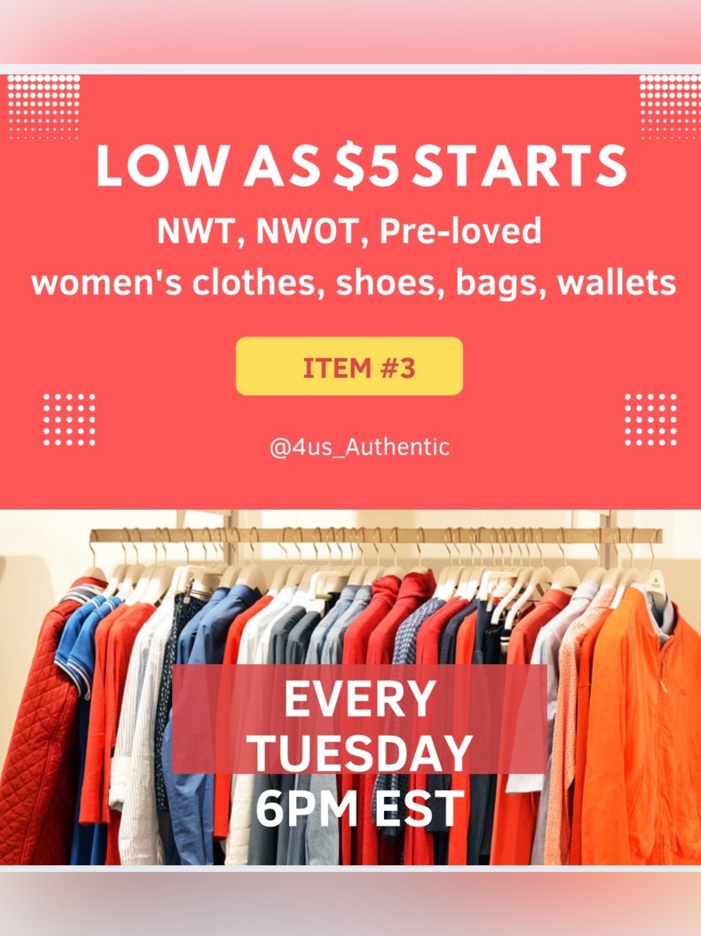 Low as $5 starts
